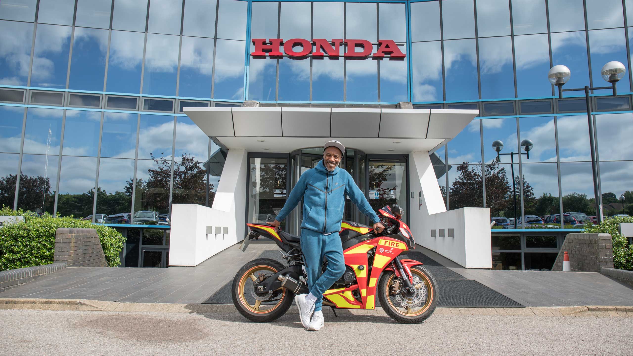Danny John-Jules at Honda HQ Biker Down